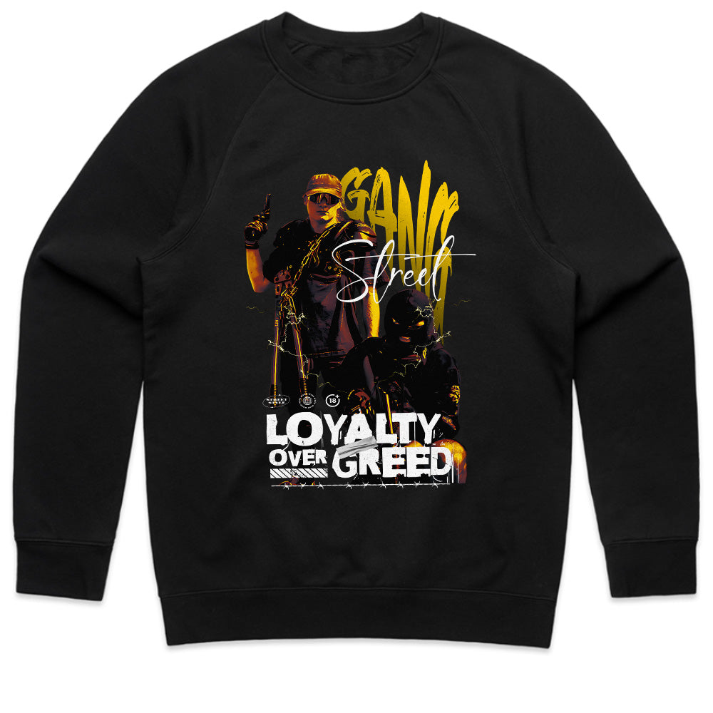 Street Loyalty: Gang Over Greed Tee