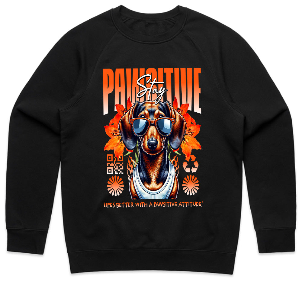 Stay Pawsitive: Cool Pup Attitude Tee