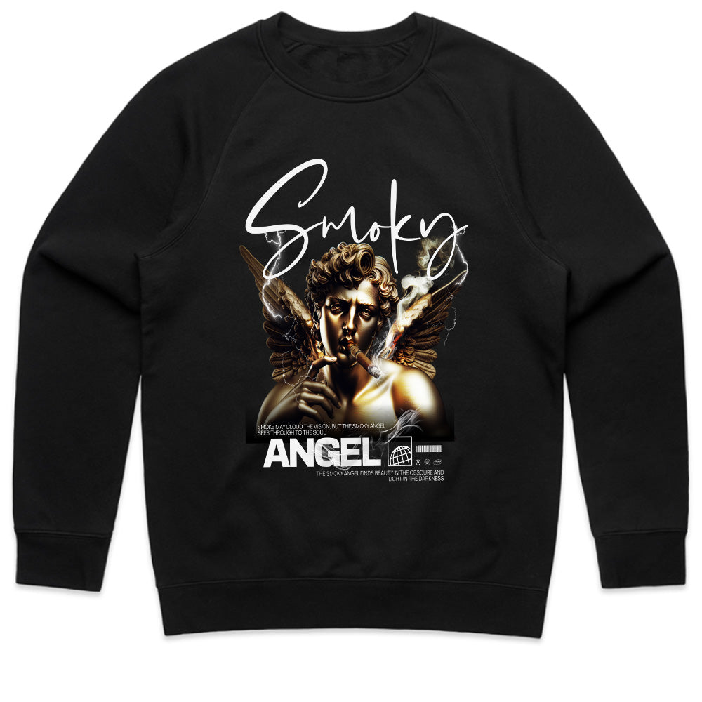 Smoky Angel: Rebel Cherub Streetwear Tee