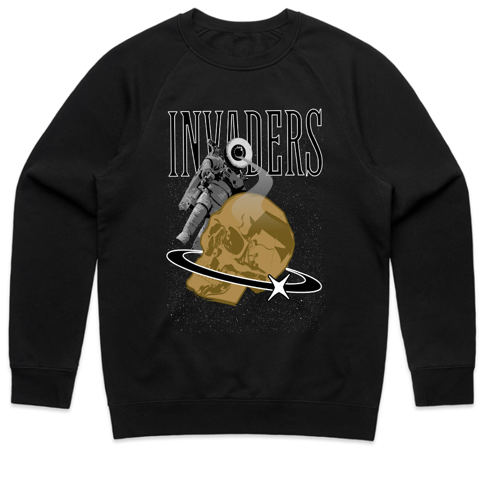 Cosmic Intruders: Invaders Astronaut Skull Tee