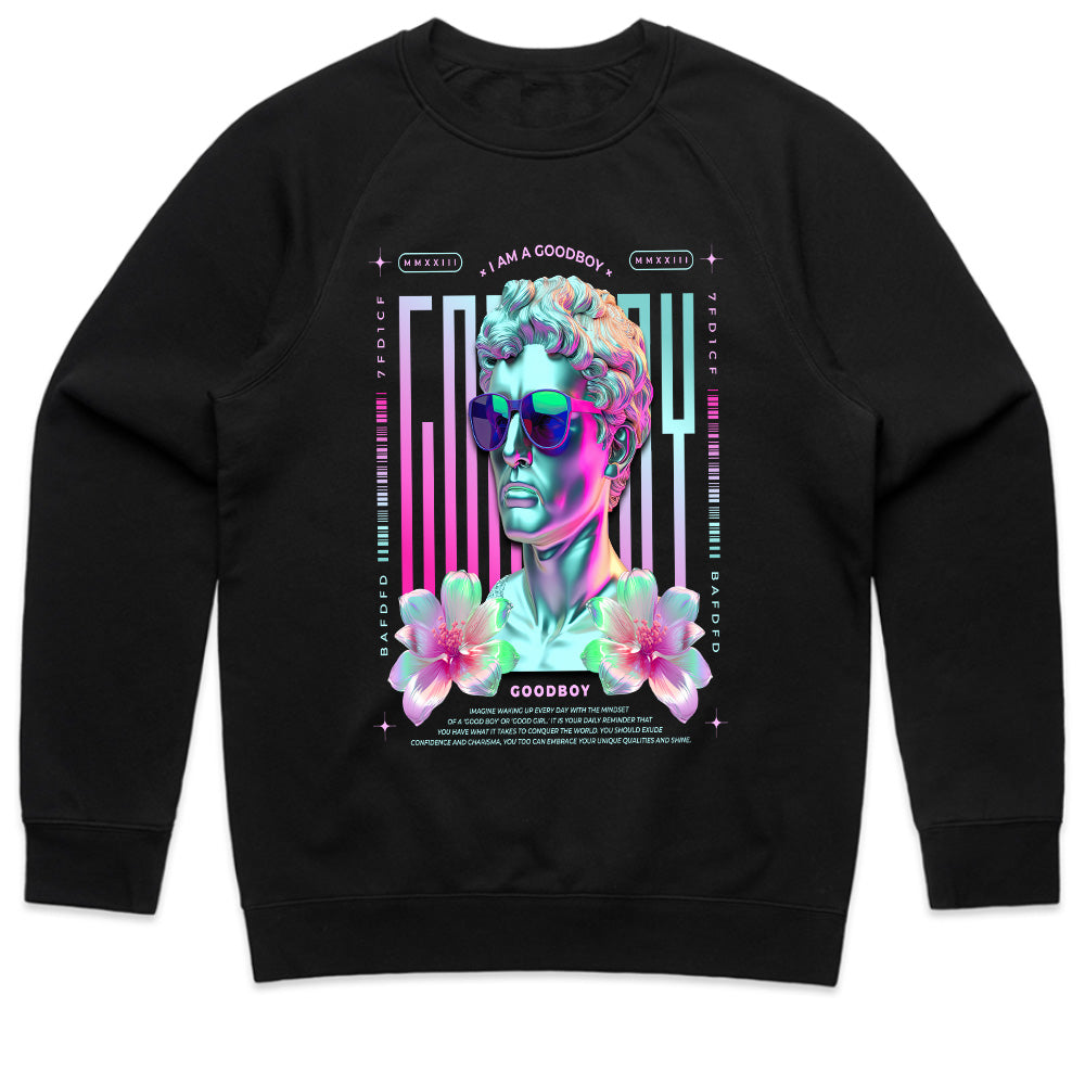 Vaporwave Virtuoso: Neon Goodboy Tee