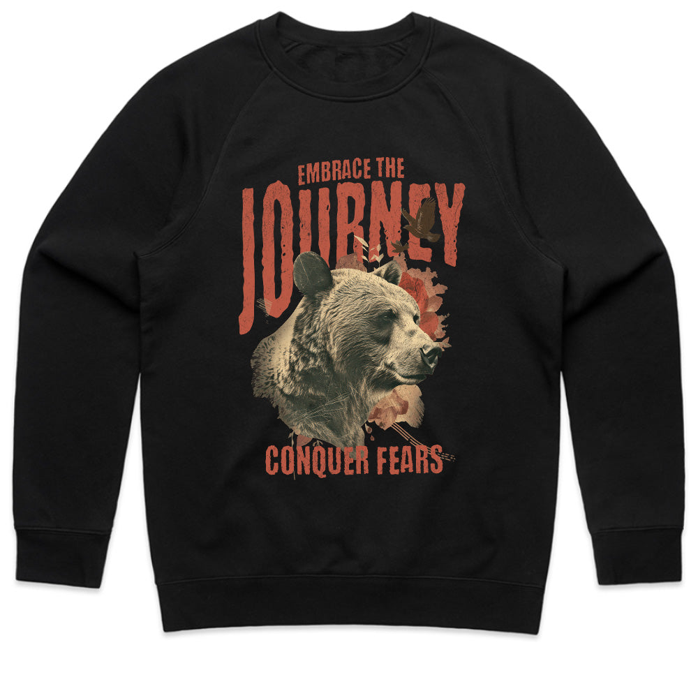 Fearless Trail: Embrace the Journey Bear Tee