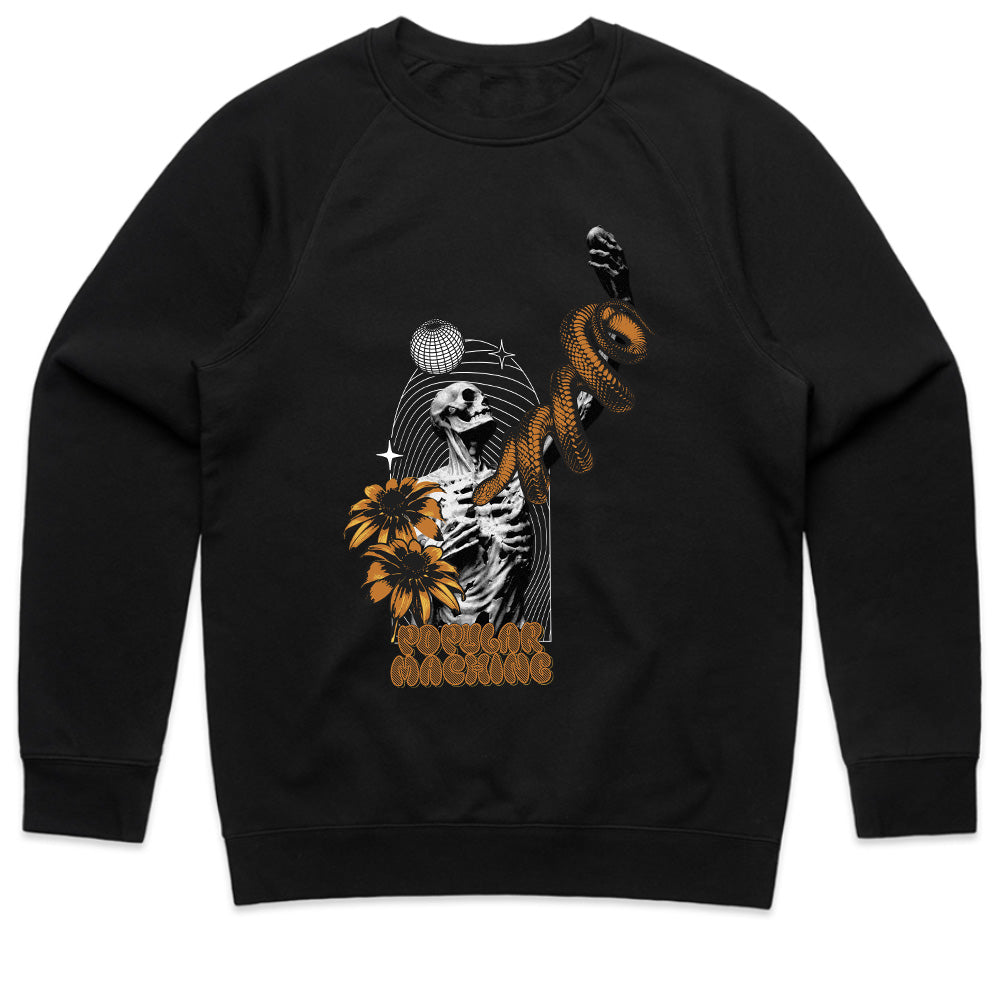 Eternal Groove: Skeleton & Serpent Retro Tee