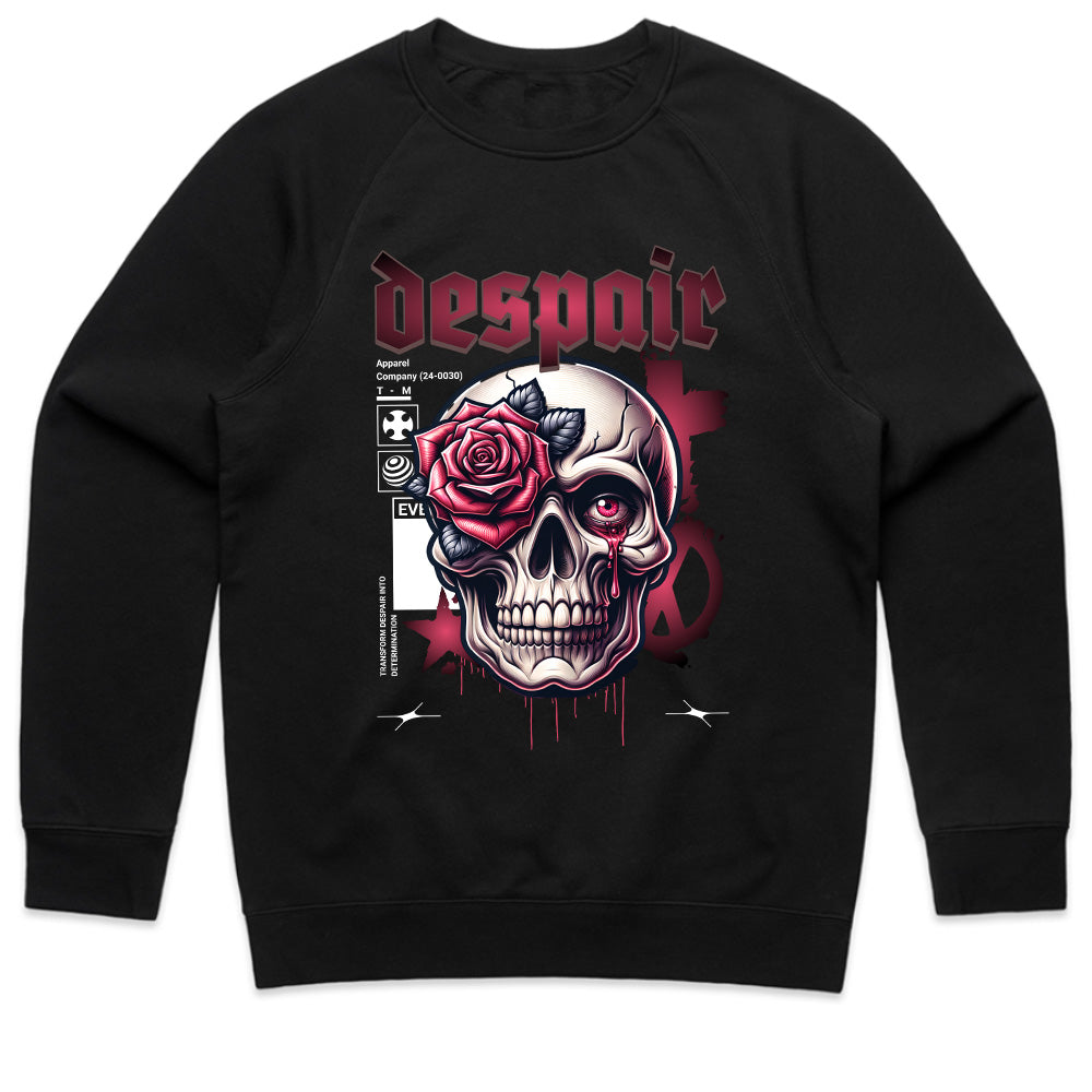 Roses & Ruin: Crimson Despair Skull Tee
