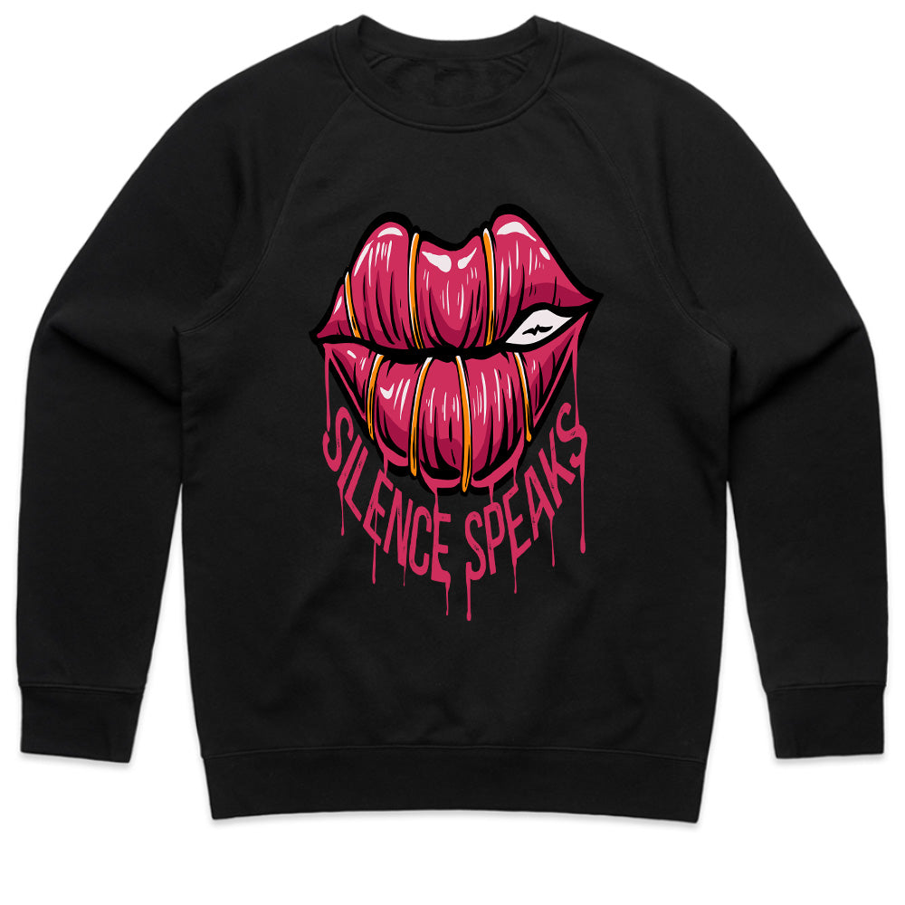 Silence Speaks: Bold Lips Statement Tee