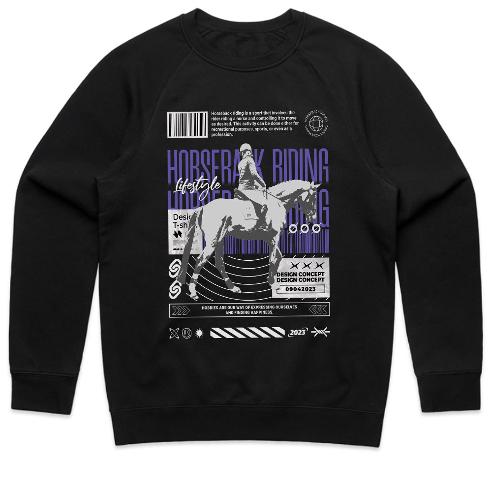 Equestrian Pulse: Horseback Riding Lifestyle Tee