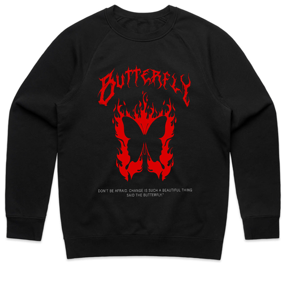 Flaming Metamorphosis: Butterfly of Change Tee