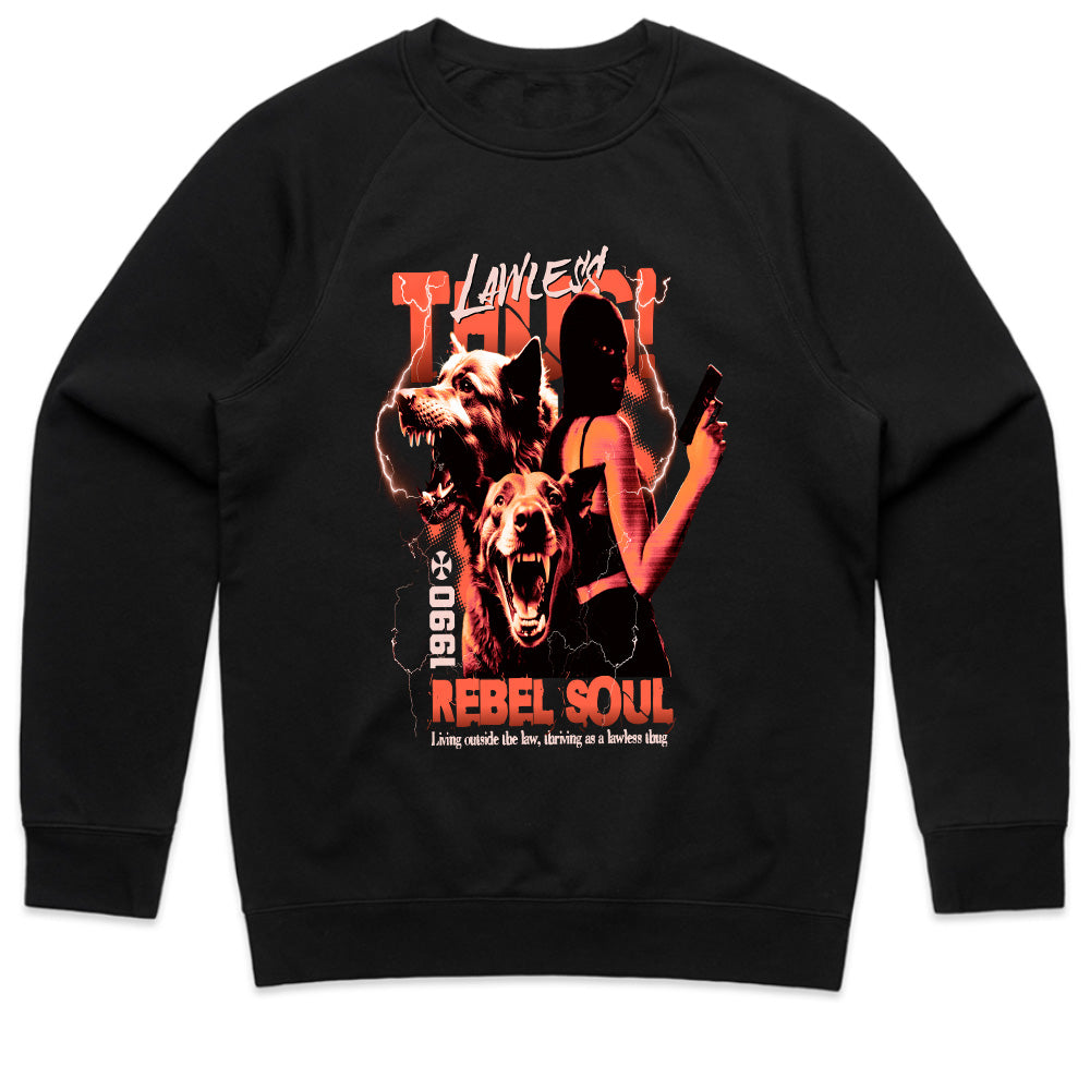 REBEL SOUL: Lawless Thug Streetwear Tee