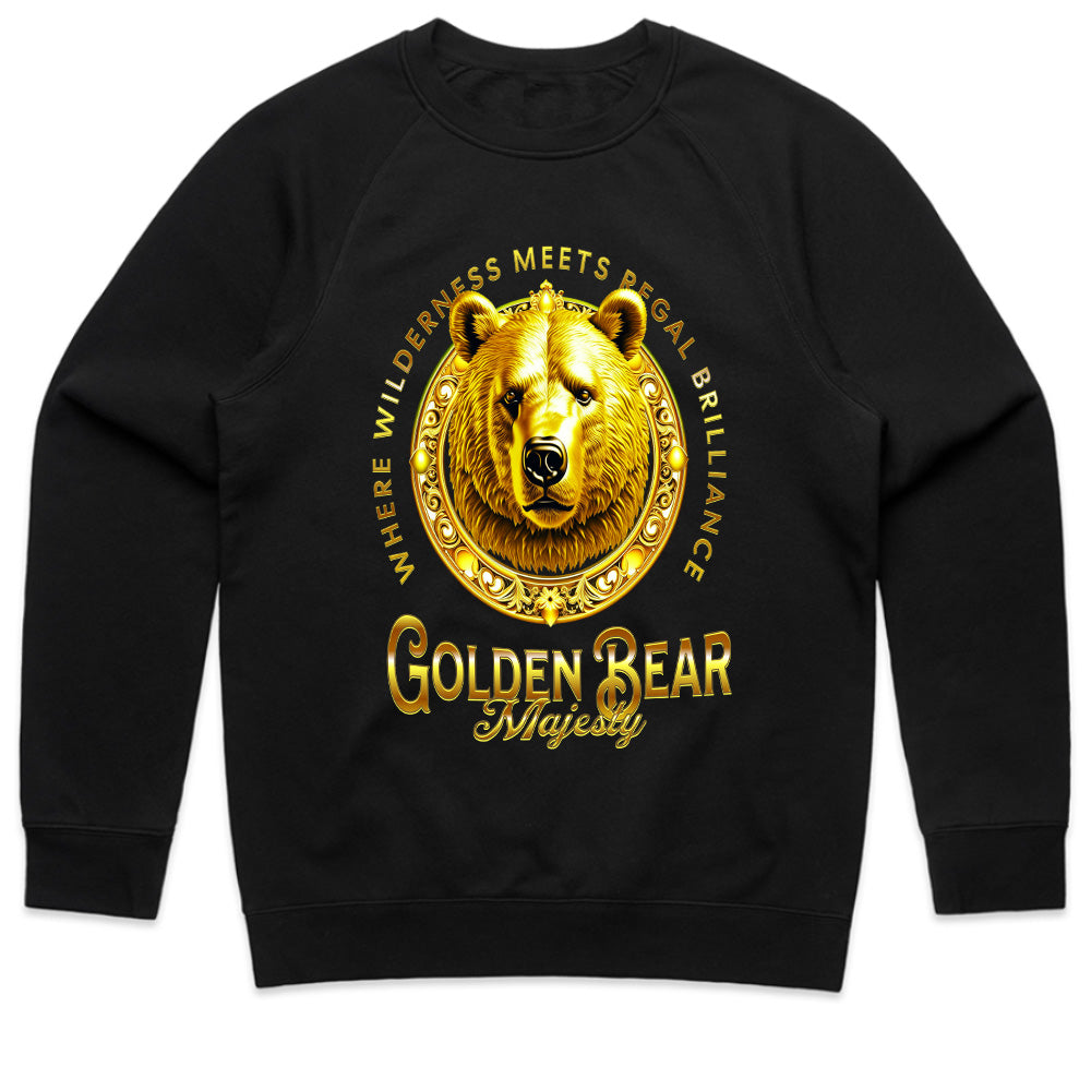 Regal Roar: Golden Bear Majesty Tee