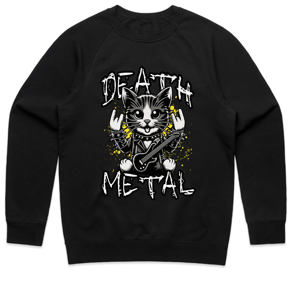 Riff & Roar: Death Metal Cat Tee
