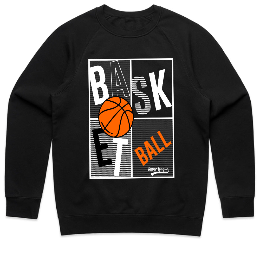 Hoop Hustle: Retro Graphic Basketball Tee