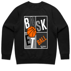 Hoop Hustle: Retro Graphic Basketball Tee