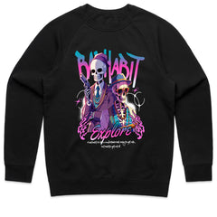 Vice Voyage: Neon Skeleton Bad Habit Tee