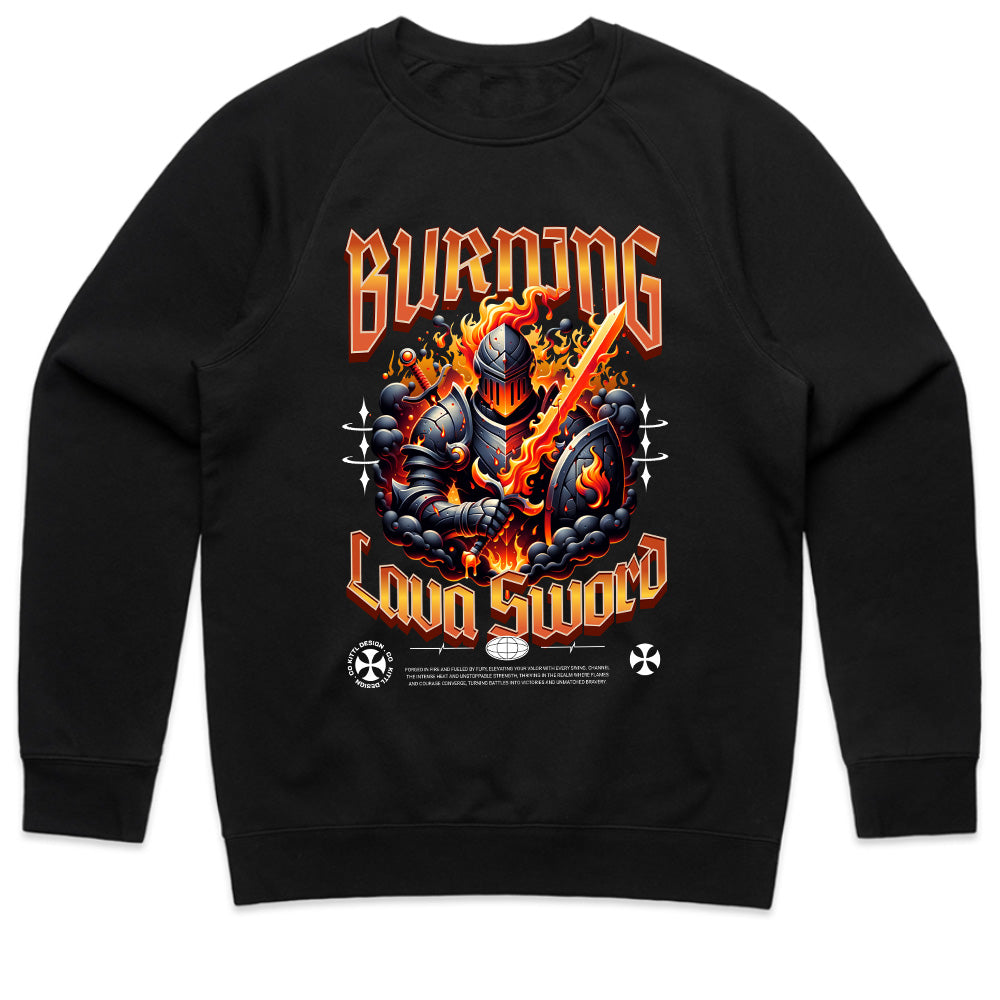 Inferno Knight: Burning Lava Sword Tee