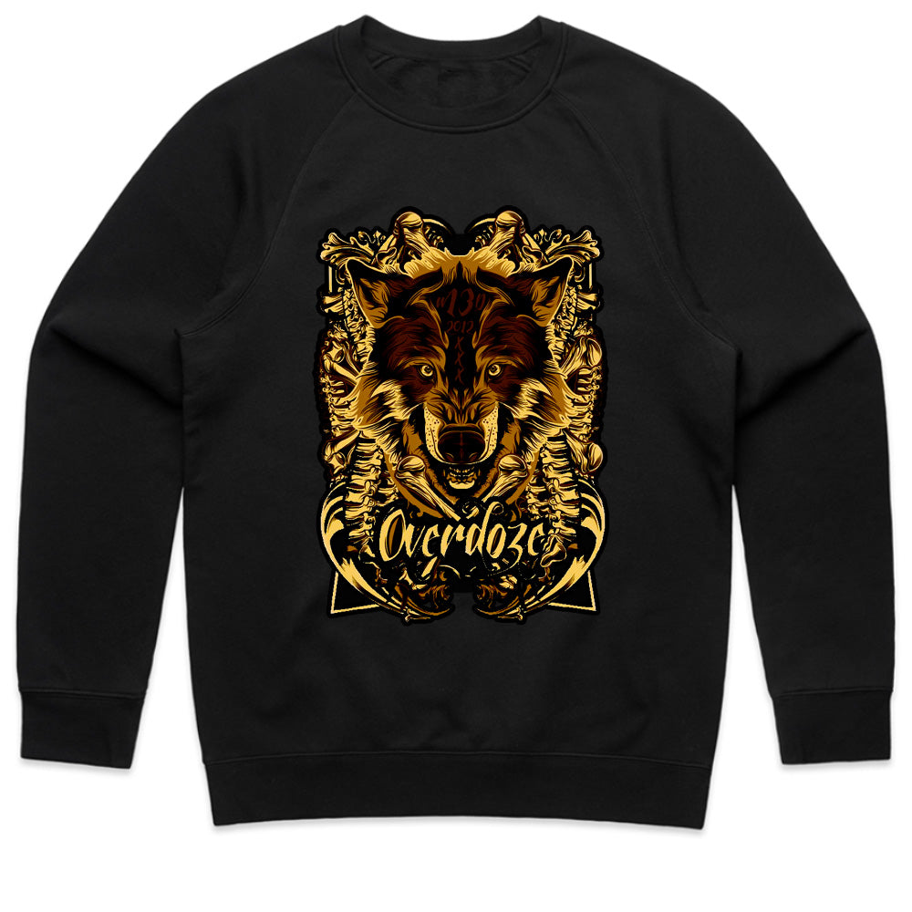 Savage Overdose: Golden Alpha Wolf Tee