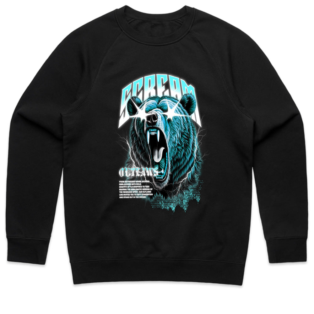 Outlaw Scream Bear Tee