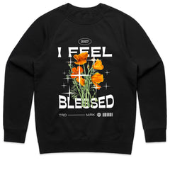 Blessed Bloom: Gratitude in Full Color Tee