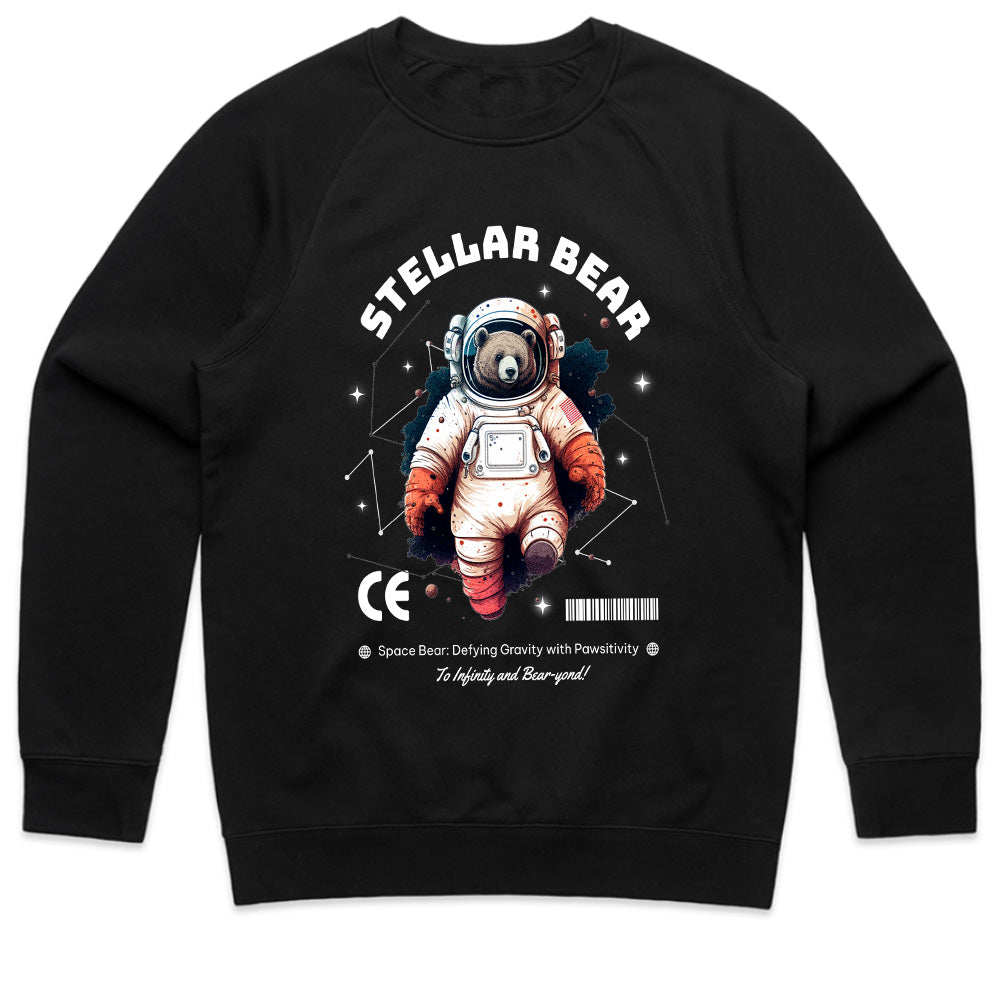 Stellar Bear" Astronaut Space Explorer Graphic Tee