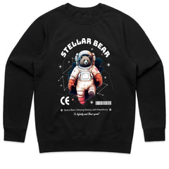 Stellar Bear" Astronaut Space Explorer Graphic Tee