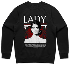 Masked Elegance: Gothic Lady Statement Tee