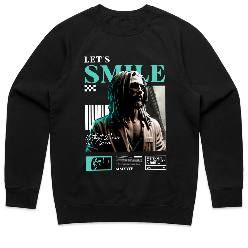 Urban Serenity: Let’s Smile Streetwear Tee