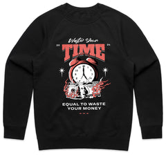 Clockburn Hustle: Waste Time, Waste Money Tee
