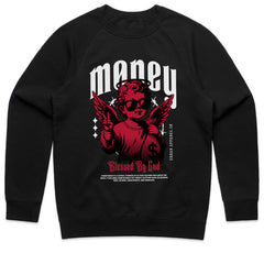 Heavenly Hustle: Blessed Money Angel Tee