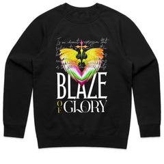 Celestial Flame: Blaze of Glory Wings Tee