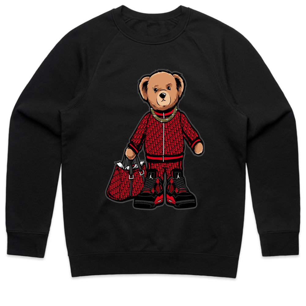 Uptown Flex: Luxe Bear Streetwear Tee