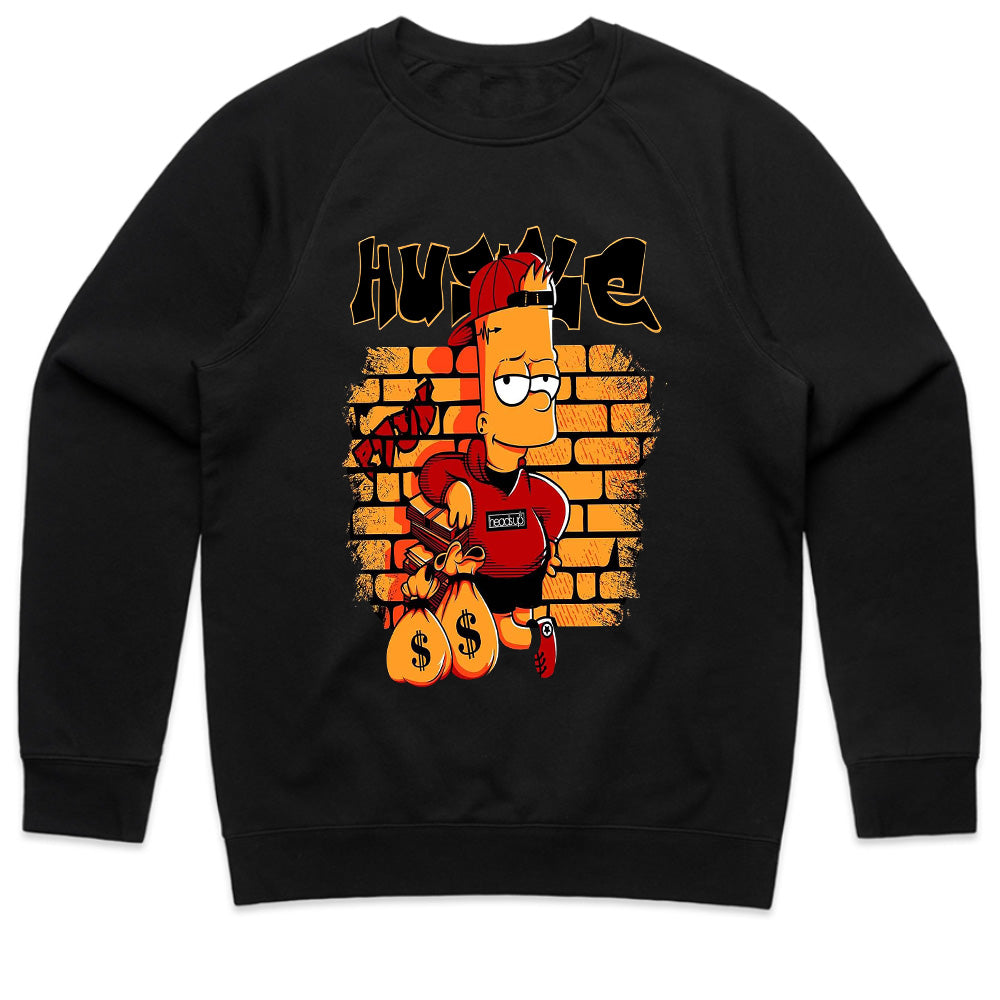 Streetwise Mischief: Hustle Bart Tee