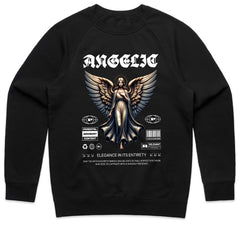 Celestial Vogue: Angelic Elegance Tee