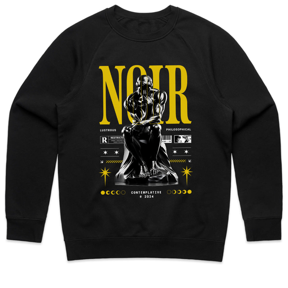 Midnight Muse: Noir Contemplative Tee