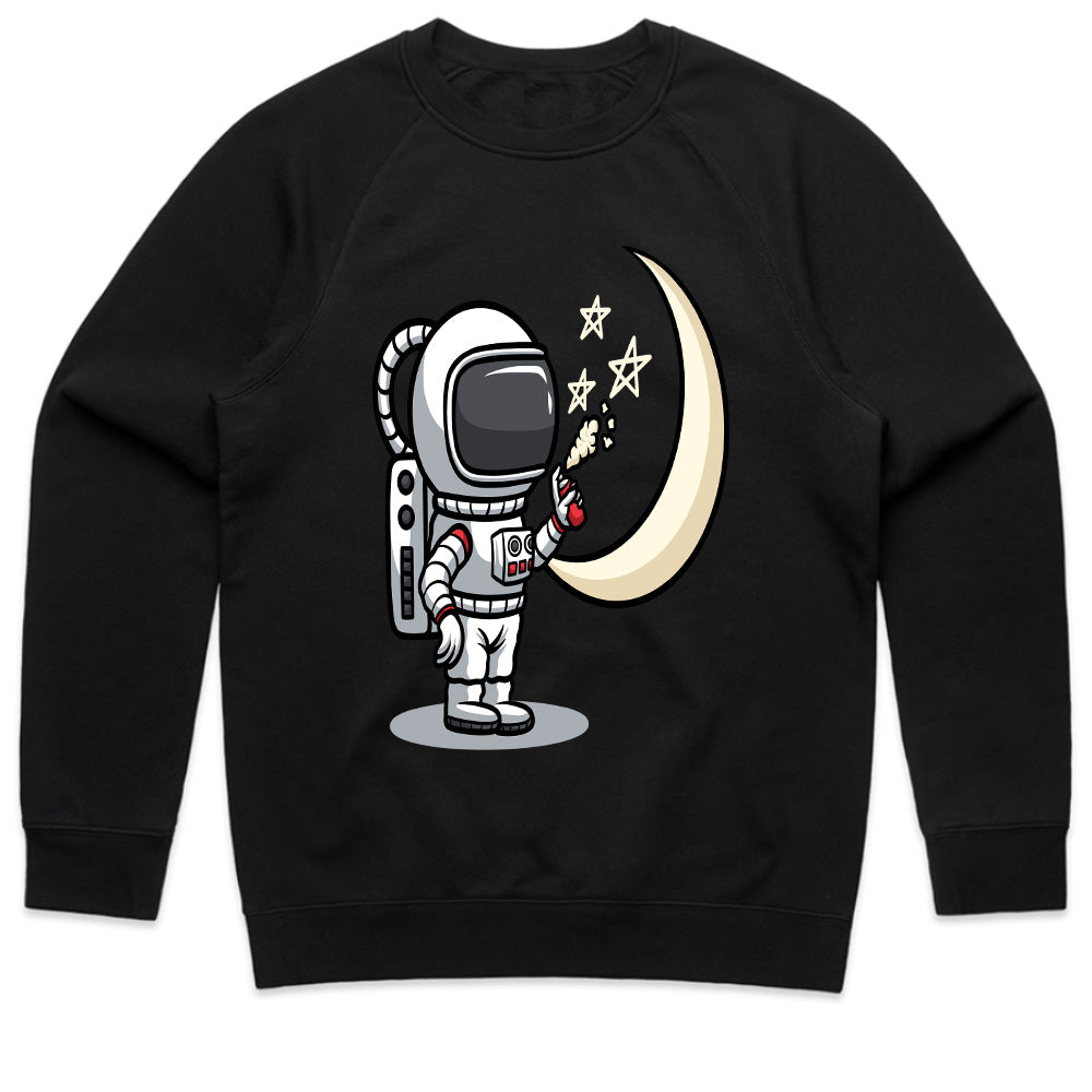 Cosmic Dreamer: Star Painter Astronaut Tee