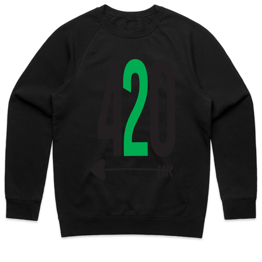Elevated Arrow: Classic 420 Minimalist Tee