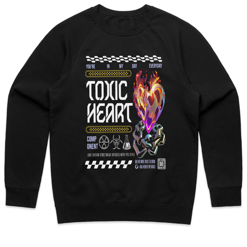Toxic Heart – Love in Chains Y2K Tee