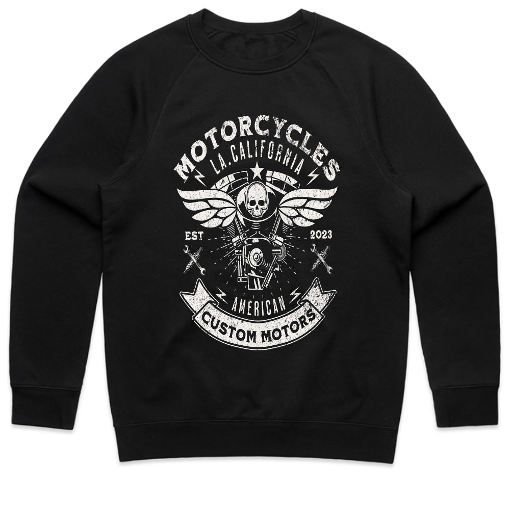 American Custom Motors T-Shirt – Vintage Biker Style!