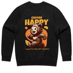 Fuzzy Joy: Choose Happy Tee
