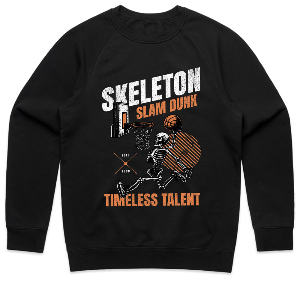 Timeless Dunk: Skeleton Slam Classic Tee