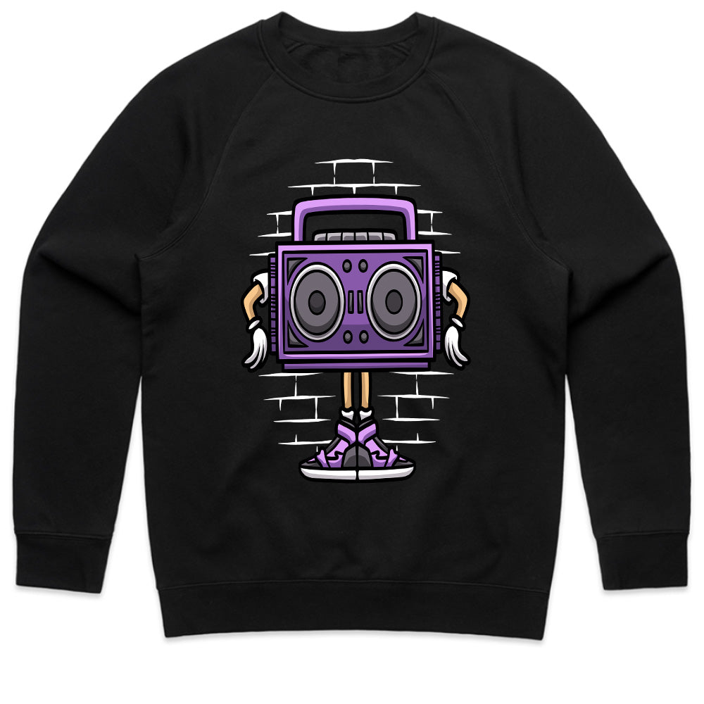 Boombox Vibes: Street Beat Cartoon Tee