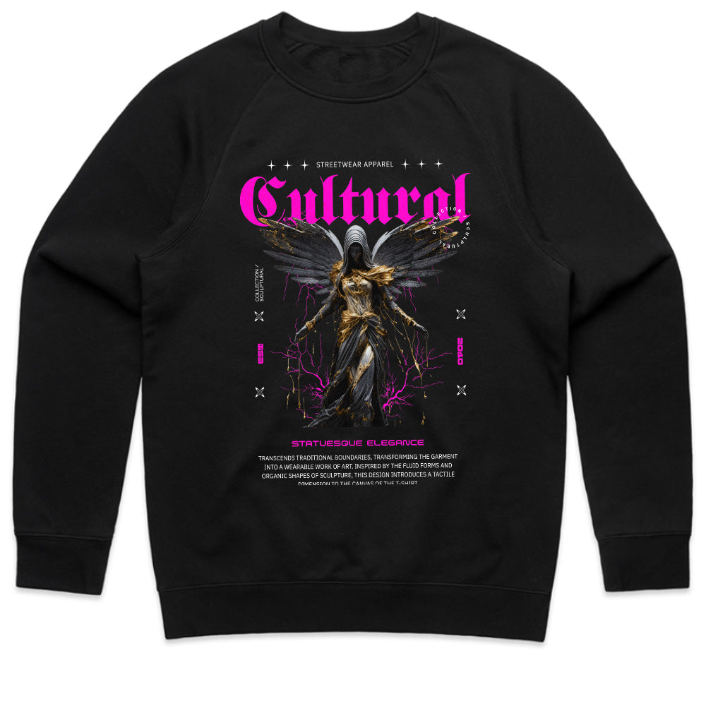 Cultural Guardian: Statuesque Streetwear Tee