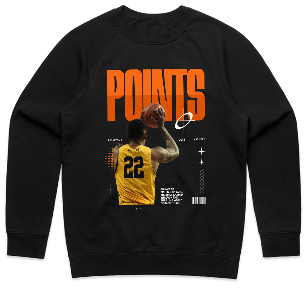 Clutch Shot: Points King Basketball Tee