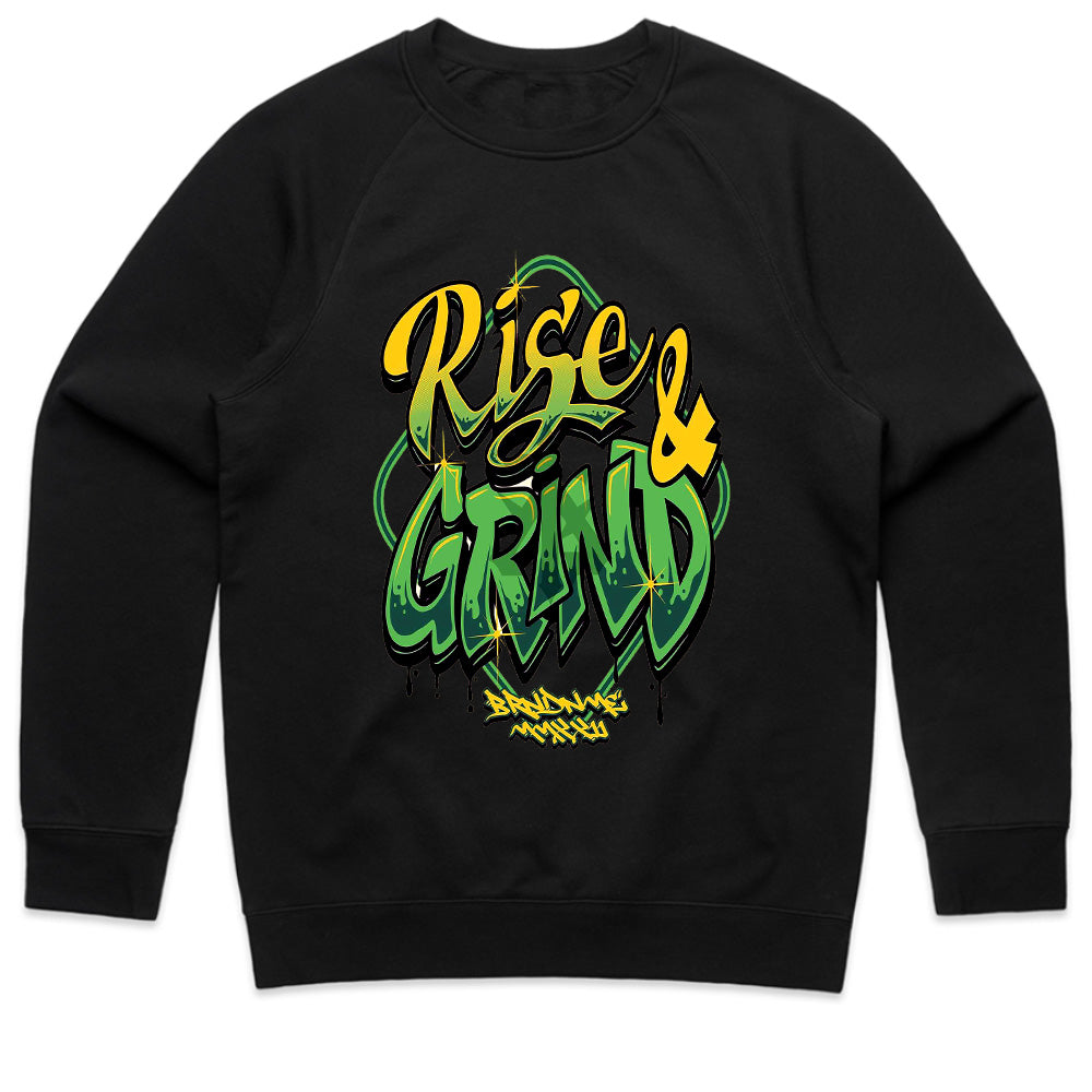 Urban Hustle: Rise & Grind Graffiti Tee
