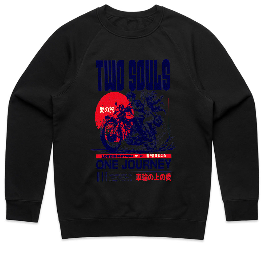 Two Souls, One Journey: Biker's Love Tee