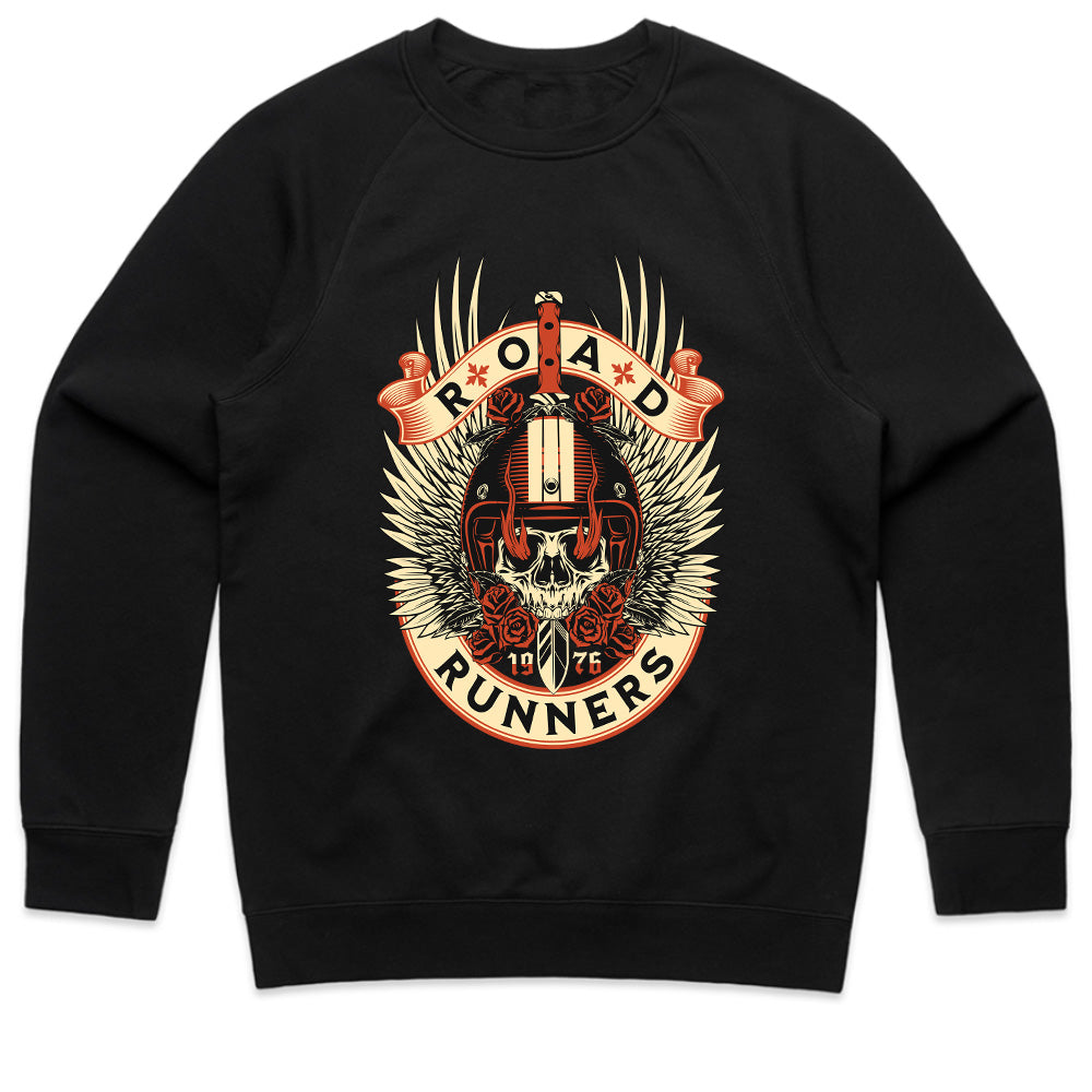 Road Runners '75: Vintage Biker Emblem Tee
