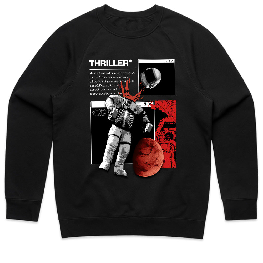 Cosmic Thriller: Astronaut Horror Tee