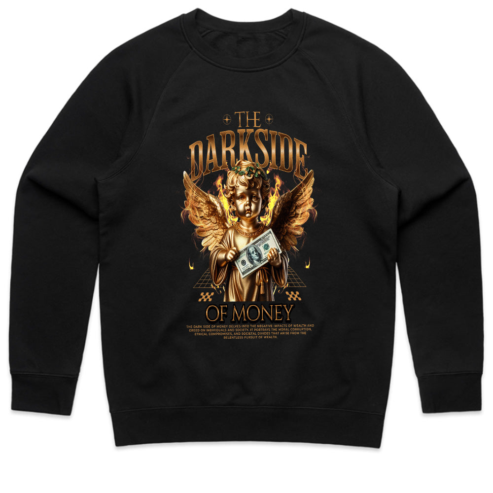 The Darkside of Money: Golden Angelic Warning Tee
