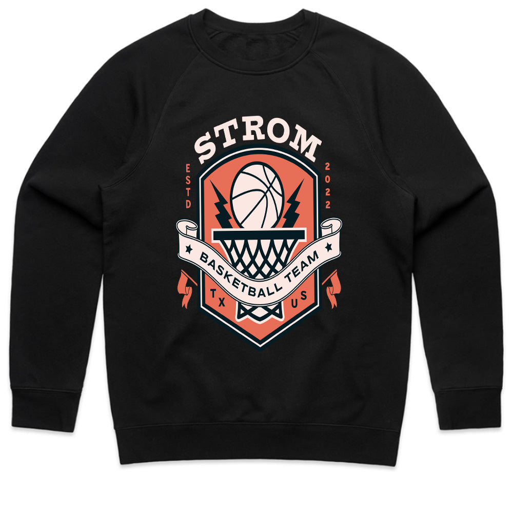 Storm Hoops: Vintage Basketball Team Tee