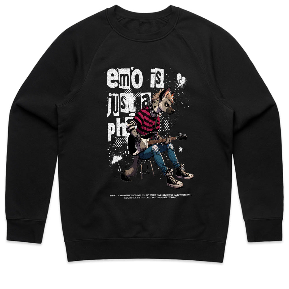 Heartstrings & Howls: Emo Phase Furry Tee