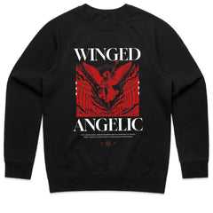 Celestial Vanguard: The Winged Angelic Tee