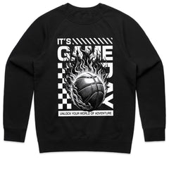 Game Day Ignition: Flaming Basketball Power Tee